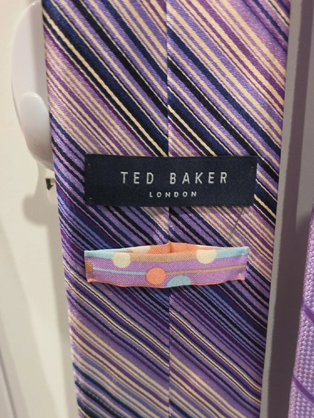 Silk Men's Purple Patterned Ties